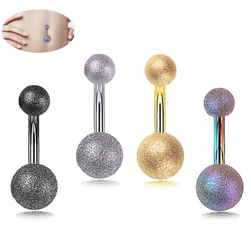 6-22Pcs Stainless Steel Belly Button Ring Navel Rings Barbell for Women Girl 14G - Picture 6 of 12