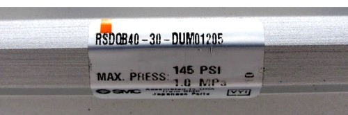 CYLINDRE PNEUMATIQUE SMC RSDQB40-30-DUM01205 RSDQB4030DUM01205 NEUF. D6 - Photo 2/3