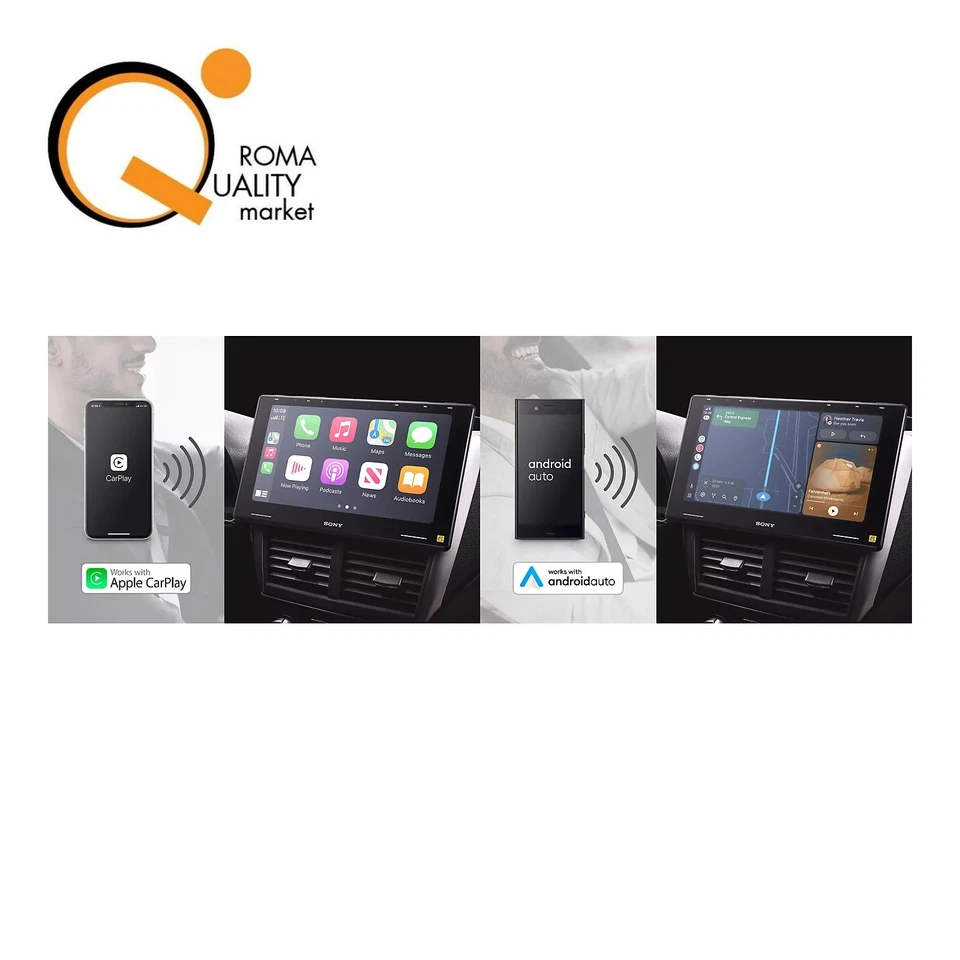 Autoradio SONY XAV 9550 ES Monitor HD 10" DAB+ BT Android Apple WiFi GPS USB - Immagine 3 di 4
