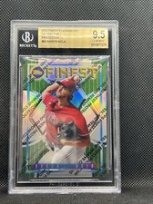 2022 Topps Finest Aaron Nola Protector Prizm Refractor BGS 9.5 GEM MINT #05/10