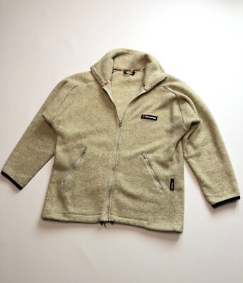 Berghaus Vintage Fleece Jacket Beige 90s