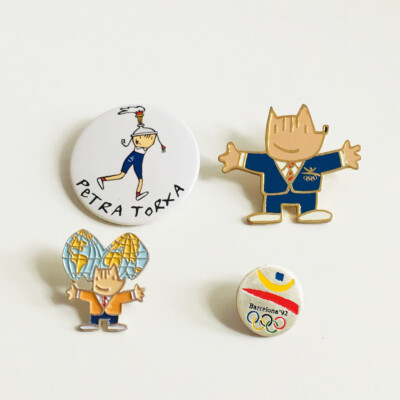 Insigne épingle Vintage – Cobi Mascotte Des Jeux Olympiques De Barcelone 1992