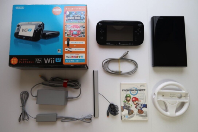 Nintendo WiiU 32GB Console＆Gamepad FamilyPremiumSet Black JP