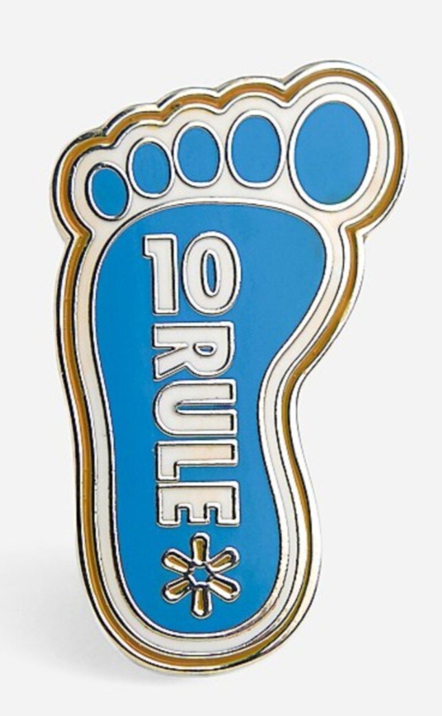 Walmart Limited Collectible 10 Foot Rule Pin *RETIRED PIN* | eBay