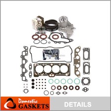 Head Gasket Set Timing Belt Kit Water Pump Fit 88-93 Geo Toyota Corolla 4afe