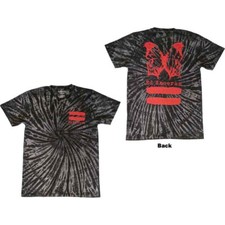 Image of Ed Sheeran 'Equals Butterfly' Black Dye Wash T shirt - NEW OFFICIAL