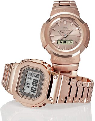 CASIO G-SHOCK AWM-500GD-4AJF Pink Gold FULL METAL Solar Atomic