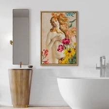 Wall26 Venus Classic Renaissance Framed Wall Art Famous Canvas Print