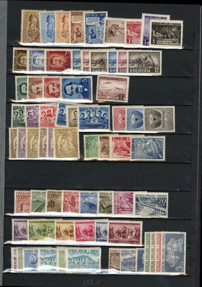 Clear my Bookshelf Sale CV€500.00 Albania 1949-1990 MNH All-Different - Image 2 of 4