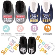 2024 SNUGGUPS Mens Slippers Sock Socks Non Slip Grip Men Gift SPLOSHIES Splosh