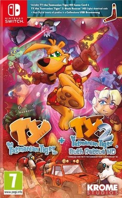 TY The Tasmanian Tiger HD + TY The Tasmanian Tiger HD 2: Bush Rescue HD -
