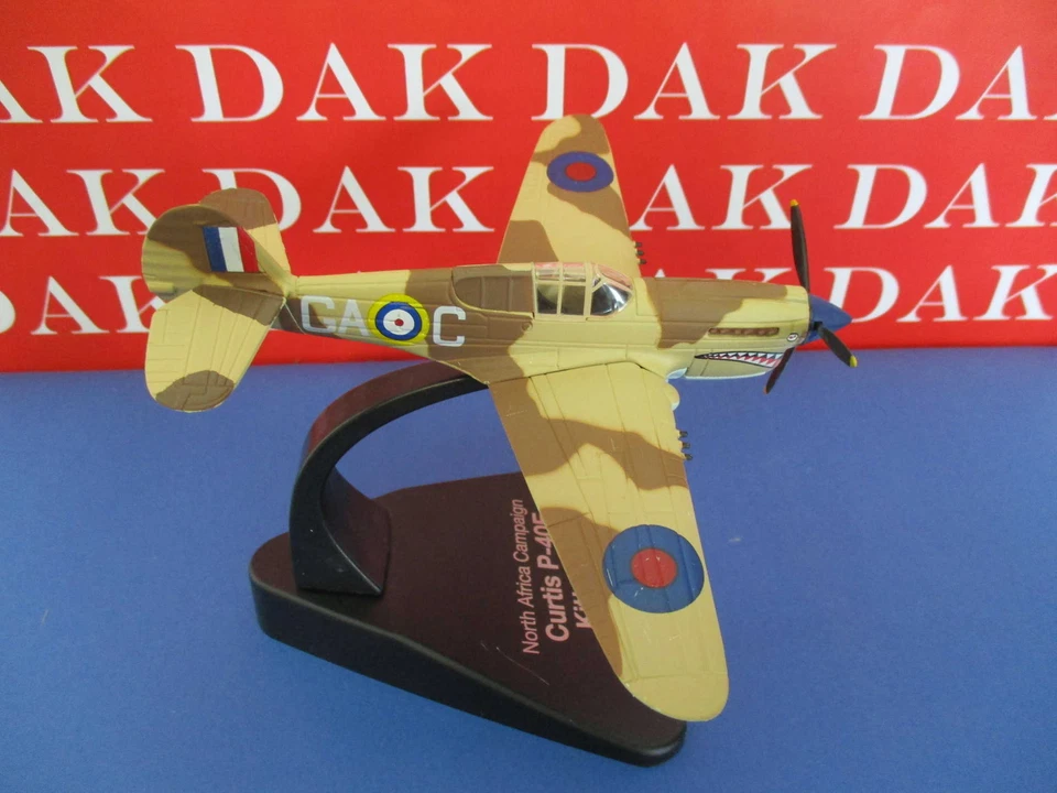 Die cast 1/72 Set Modellini Aerei Curtiss P-40E Kittyhawk Messerschmitt Bf 110G - Immagine 2 di 4