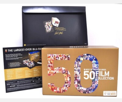 Warner Bros: Best 50 Film Collection (Blu-ray Disc, 2013, 52-Disc Set  883929266562|