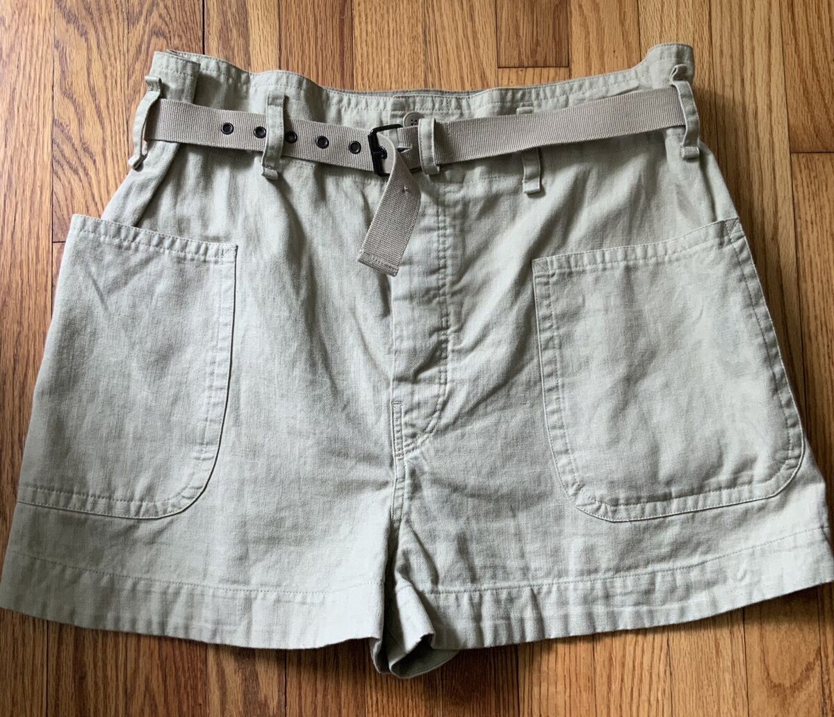 Isabel Marant Etoile Rike Short High Waist Belted Cotton Isabel Marant Etoile Rike Short High Waist Belted Cotton