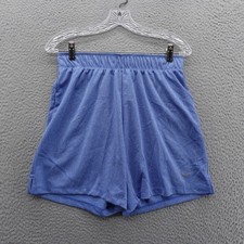 Nike Attack Dri Fit Athletic Shorts Size Small Blue Womens 5" Inseam NWT