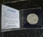 2019 1 oz American Silver Eagle .999% Fine Silver w/ Coin Flip and Velvet Holder