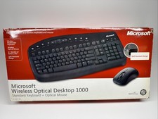 Microsoft Wireless Optical Desktop 1000 Keyboard Mouse BV3-00003