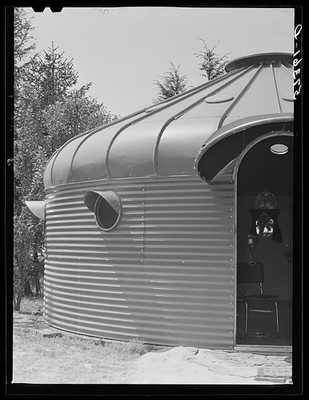 Kansas City MO Diamaxion House R Buckminster Fuller 1941 Metal Corn Bin