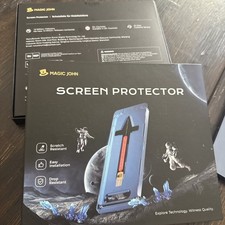 Qty 2 Magic John Tempered Glass Screen Protector for iPhone 17 Pro Max