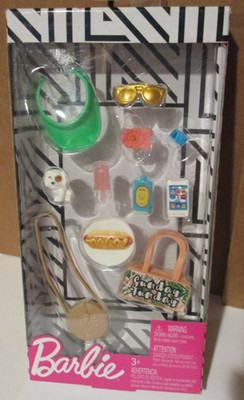 BARBIE...2019..READY FOR A SUNDAY FUNDAY,  REALLY CUTE ACCESSORIES...NRFB