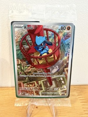 Pokemon Riolu SEALED Black Star Promo #10 Mega Evolution Full Art