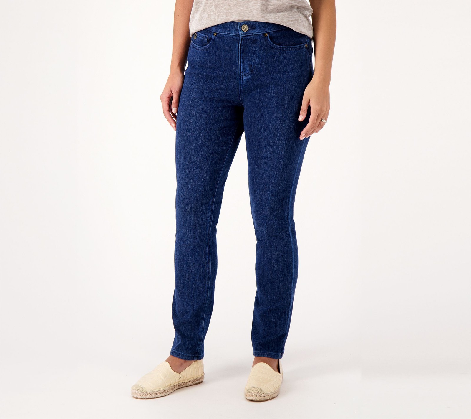 Belle by Kim Gravel Women's Pants Sz 0 Regular Flexibelle Blue A517552