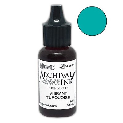 3er Pack - Dyan Reaveley Dylusions Archival Reinkers - Vibrant Turquoise - 5A0024LJ -
