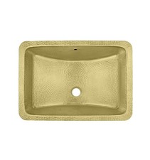 Thompson Traders BRU-2115H Brass 21" Rectangular Brass Undermount - Brass