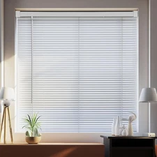 Changshade Venetian Vinyl PVC Blinds 1 Inch CordlessHorizontal Window Shades