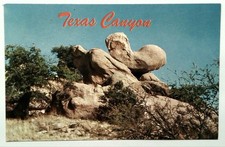 Texas Canyon Eagle Rock & Cradle Rock Arizona Vintage Postcard