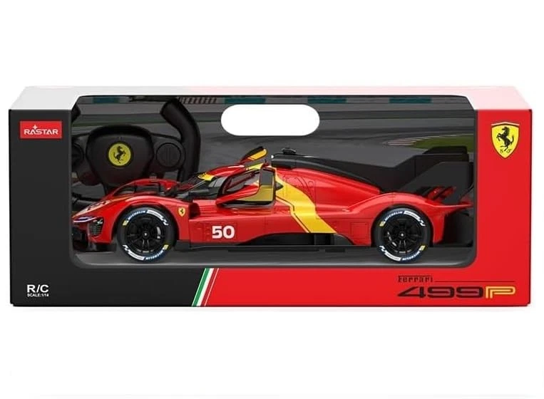Радиоуправляемый автомобиль RASTAR масштаб 1:14 2,4 ГГц пульт дистанционного управления для Ferrari 499P #50 Le...  - Изображение 2 из 4