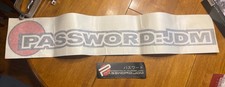Very Rare Brand New Banner Sticker Car Password Jdm Carbon Fiber Products Nos Very Rare Brand New Banner Sticker Car Password Jdm Carbon Fiber Products Nos