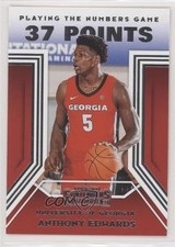 2020 Panini Contenders Draft Picks Playing the Numbers Game Anthony Edwards 19rf