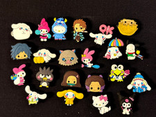 Lot of 22 Croc Charms, Jibbitz, NEW Shoe Charms for Crocs Sanrio characters