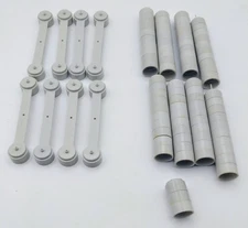 Vintage Aurora Model Motoring Lot of 8 Bridge Supports + 83 Riser Expansions