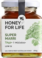 Super Marri Honey MGO 1600+ / TA50+ | RAW, PURE, Stronger than Manuka Honey 260g