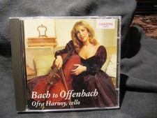 OFRA HARNOY Israel Cello Bach to Offenbach Senya Trubashik Helena Bowkun CLARION
