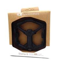 Crankbrothers Stamp 0 Large Platform Pedals, Black