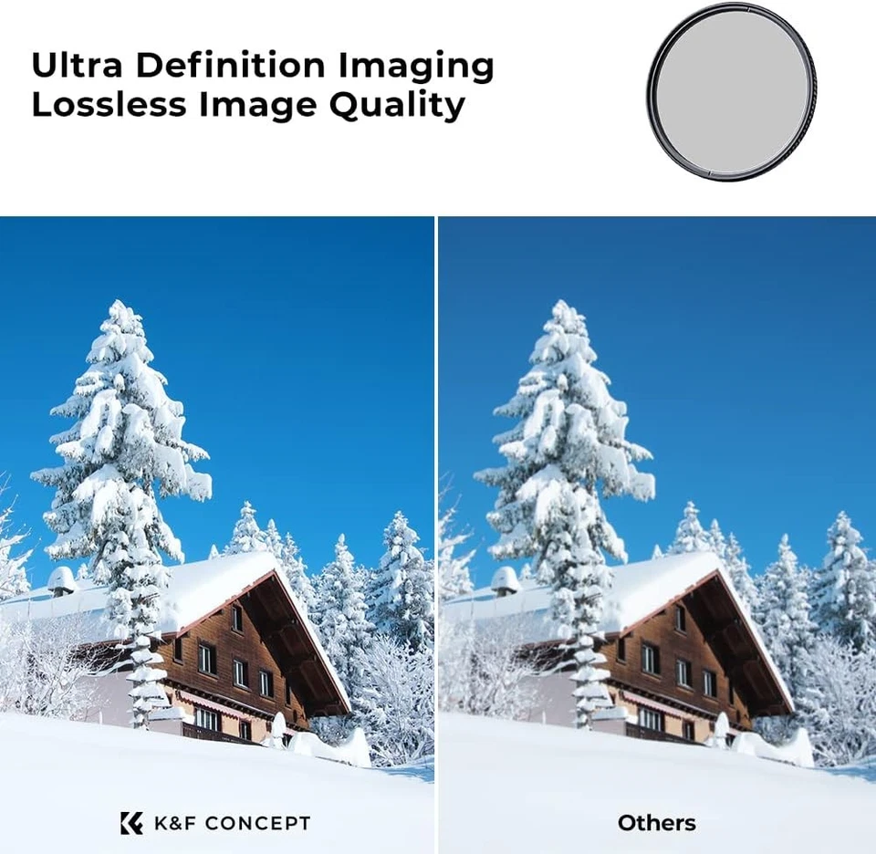 K&F Concept 37-127mm CPL Slim Polarizing Circular Polarizer Lens Filter Nano-X - Image 4 of 4