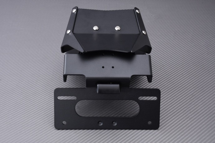 Support de plaque ajustable pour Ducati Multistrada V4S avec fixation clignotants
