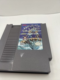New Factory Sealed Adventures Of Tom Sawyer Nintendo NES H Seam Hang Tab Mark