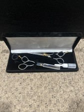 Ninja Swordsman 7.25  Duo Set 1 Offset  1 Thinning Shear NJ-DUO2