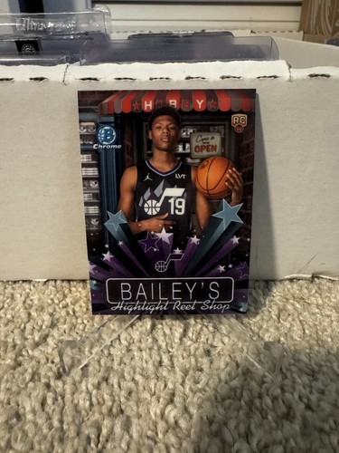 Ace Bailey 2025-26 Bowman Chrome Rookie Hobby Stars #HS-9 Jazz