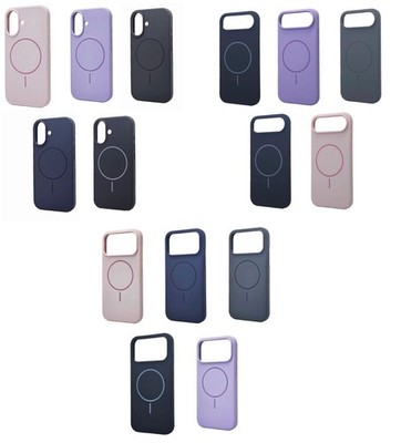 Lot of 5 Electroplated Silicone TPU Case for iPhone 17/17 Air/17 Pro/17 Pro Max