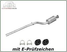 Mittelschalldämpfer für Seat Altea Leon 1.2 TSI105PS Auspuff Mitteltopf