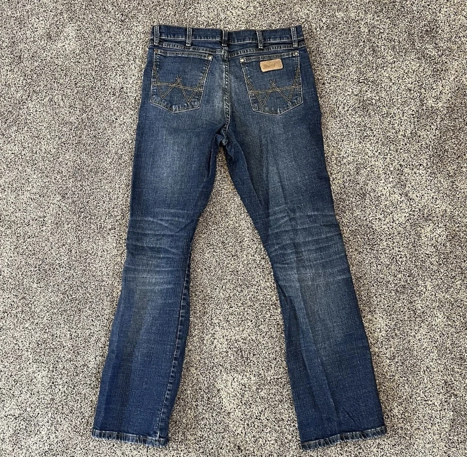 Wrangler Retro Slim Boot Stretch Mens 35x34 Jeans - Image 2 of 3