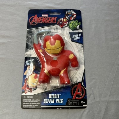 Marvel Avengers IRON MAN Inflatable Punch Ball Wibbly Boppin' Pals