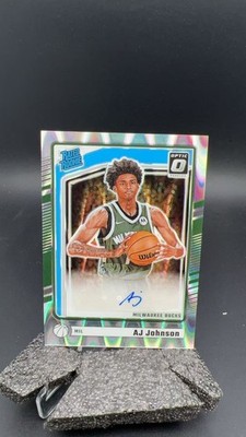 2024-25 Panini Donruss Optic AJ Johnson Rated Rookie Optix Auto #15931 MC SSP
