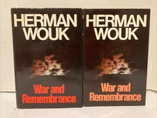 War and Remembrance by Herman Wouk Volumes 1 & 2 Book Set 1978 HC Book Club Ed