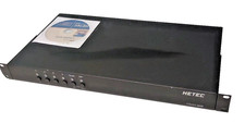 HETEC V-Switch Quad - Professional 4-Port KVM Switch & Multiviewer | DVI & USB | PiP